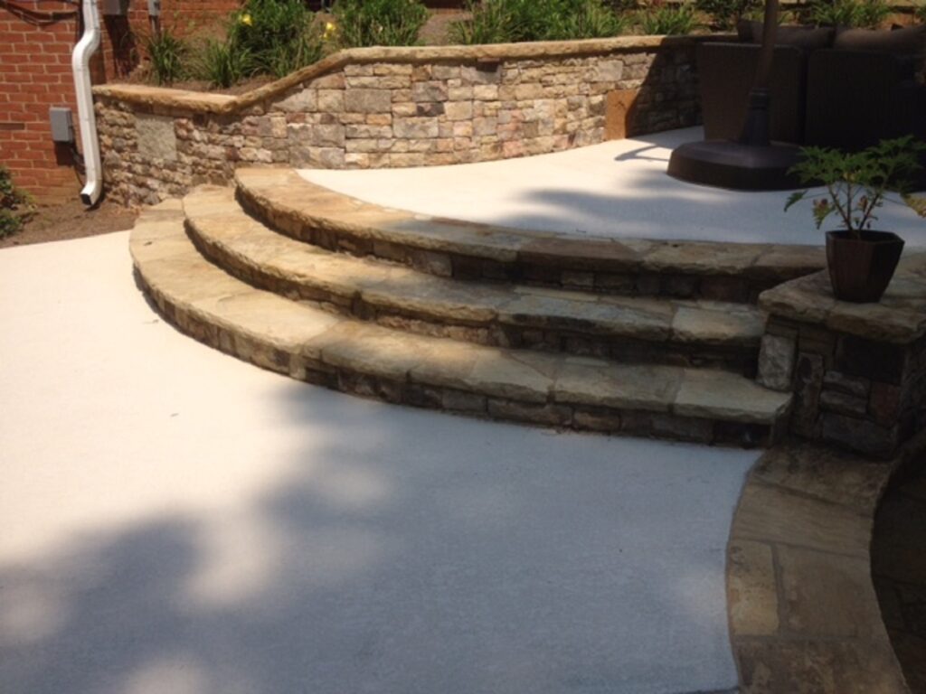 Custom staircase designs for outdoor spaces.