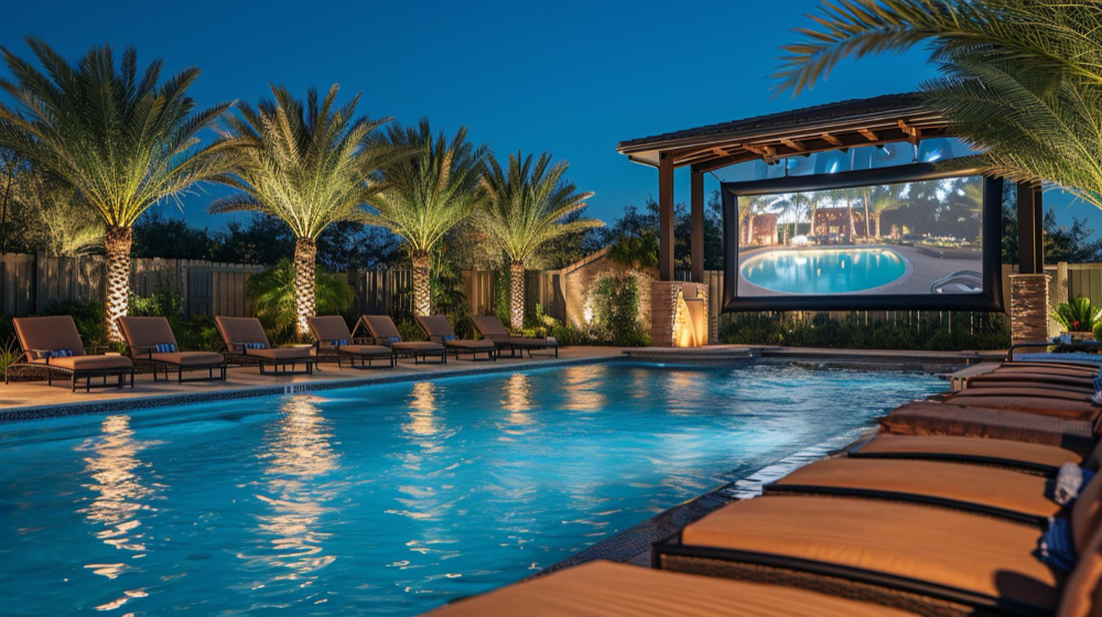 Luxury Pool Lighting Enhancing Ambiance After Dark