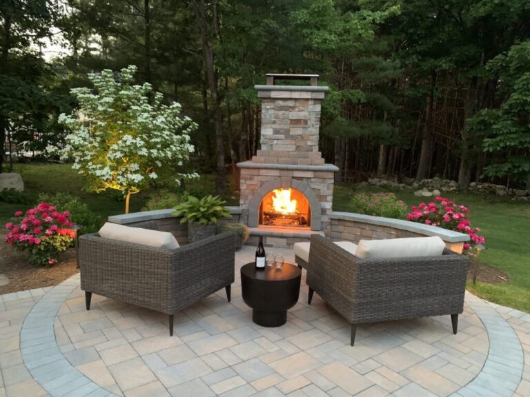 outdoor fireplace contractor in North GA